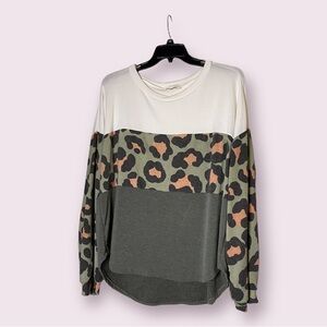 ADORA Women’s Camo Plus Size Top